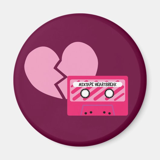MixTapeハートブレイク マグネット (正面)