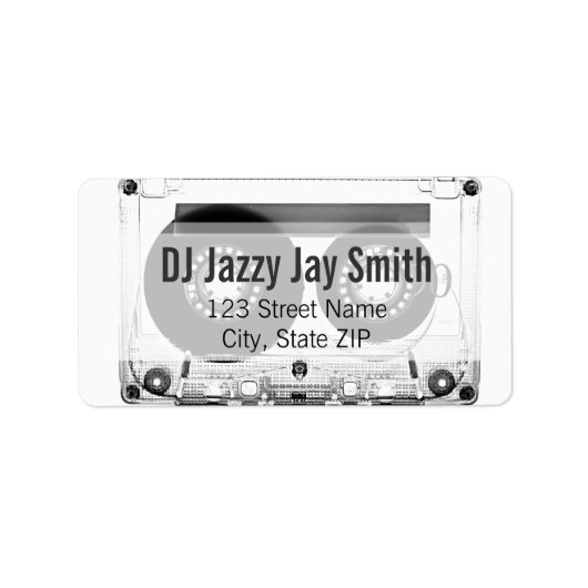 Mixtape(住所 シールまたは通話カード) ラベル (正面)