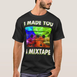Mixtape 80s 90sヴィンテージ衣装レトロ男性へWome Tシャツ