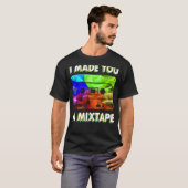 Mixtape 80s 90sヴィンテージ衣装レトロ男性へWome Tシャツ (正面フル)