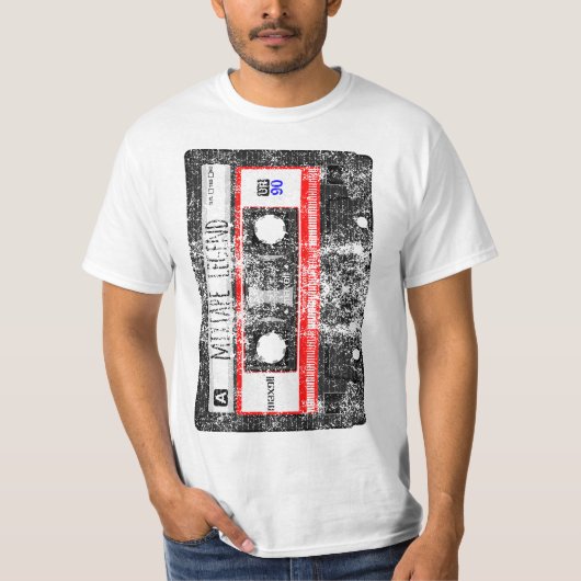 Mixtape Legend Cassette - Hip Hop DJ  Tシャツ (正面)