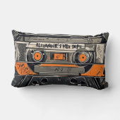 Mixtape Memories Lumbar Pillow ランバークッション (裏面)