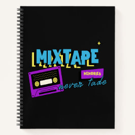Mixtape Memories Retro Cassette Nostalgia ノートブック