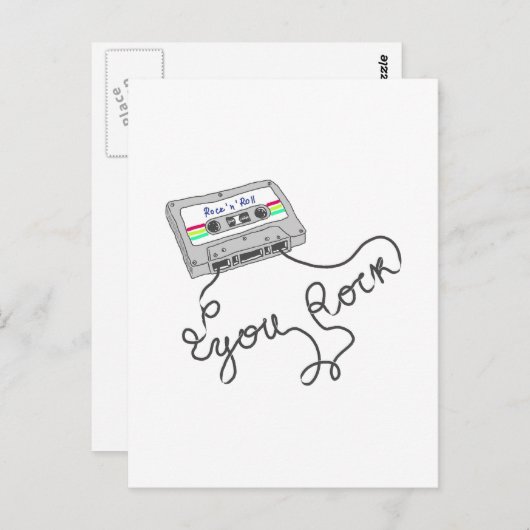 Mixtape - You rock ポストカード (正面/裏面)