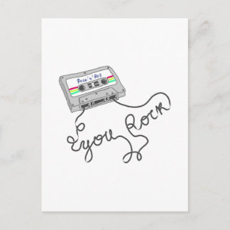 Mixtape - You rock ポストカード