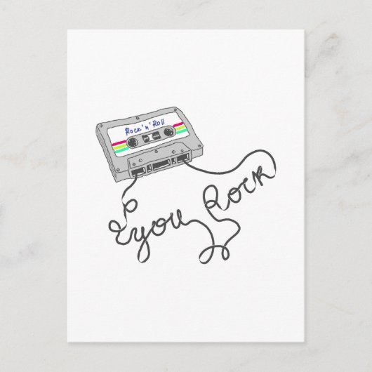 Mixtape - You rock ポストカード (正面)