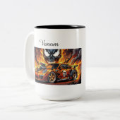 Mixtuure between venom an porsche gt3 ツートーンマグカップ (正面左)