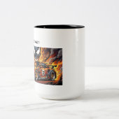 Mixtuure between venom an porsche gt3 ツートーンマグカップ (中央)