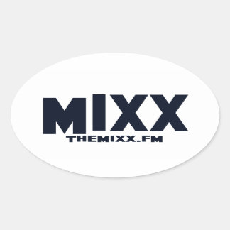 MIXXブランド 楕円形シール