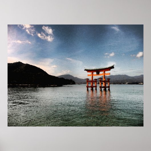 Miyajima Watercolor ポスター (正面)