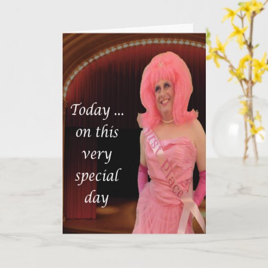 Mizの綿は祝います カード (黄色い花)