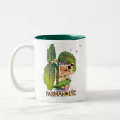 Miz ChaChaのツートーンマグ(味方される2) ツートーンマグカップ (左)