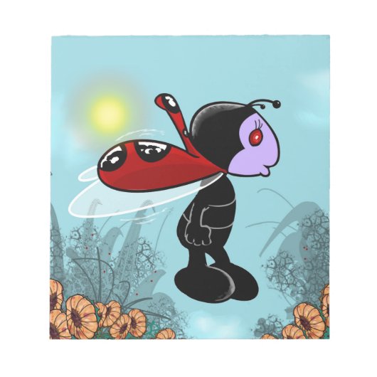 Mizz Ladybugメモ帳 ノートパッド (正面)