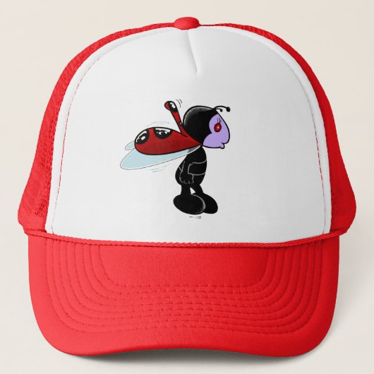 Mizz Ladybug Trucker Hat キャップ (正面)