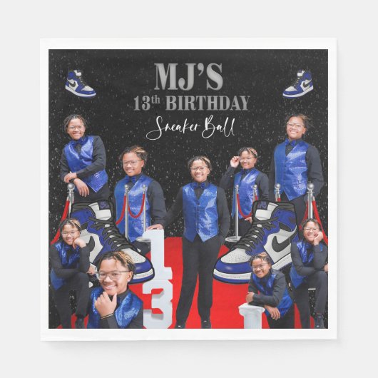 MJのスニーカー・ボール スタンダードランチョンナプキン (正面)