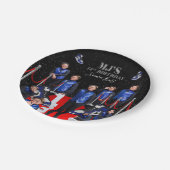 MJのスニーカー・ボール ペーパープレート (アングル)