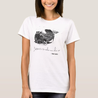 MJのTシャツ-作ること音楽をですよりよい(白い) Tシャツ