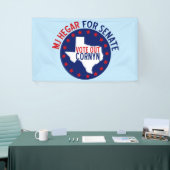 MJヘガー·フォー·ハンネット 横断幕 (トレードショー)