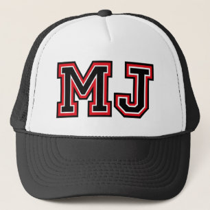 「MJ」のモノグラム キャップ