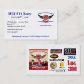 MJ 911の店の名刺 名刺 (正面/裏面)