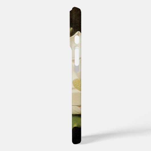 MJ Headeによる青いベルベットの布の上の巨大なマグノリアス Case-Mate iPhoneケース (裏面 / 左)