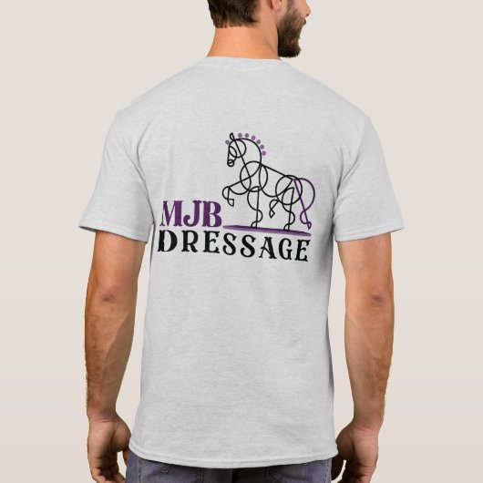 MJB DressageダブルアイコンTシャツ Tシャツ (裏面)