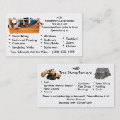 MJDのイメージ2、MJDHandyman ConstructionWeはそれを…します 名刺 (正面/裏面)
