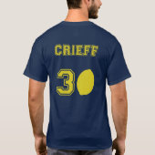 MJNの学校代表の移動レモン(Crieff) Tシャツ (裏面)