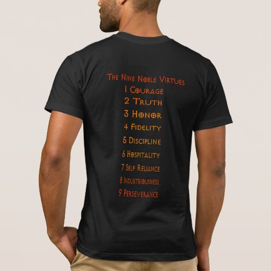 Mjolnirはワイシャツ2をあさり歩きます Tシャツ (裏面)