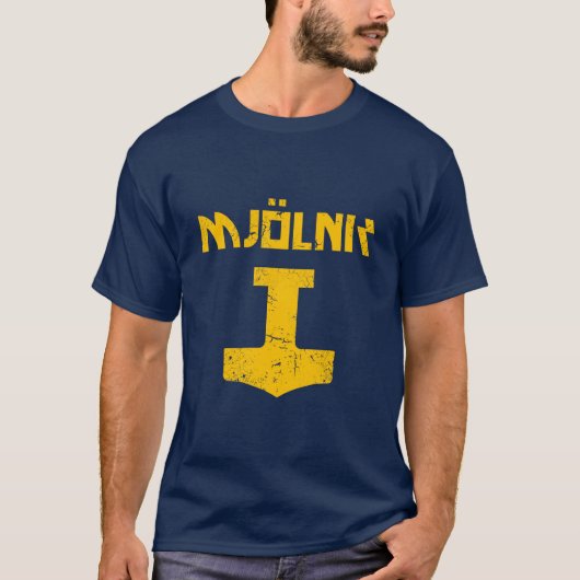 mjolnir_golden_destroyed tシャツ (正面)