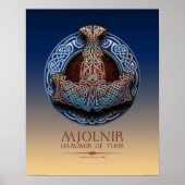Mjolnir - Thor's Hammer Poster (16x20") ポスター (正面)