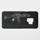 Mk18モダンな0 S9場合の黒 Case-Mate Samsung Galaxyケース (裏面(横))