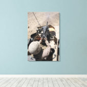 MK-19自動手榴弾ランチャー キャンバスプリント (インサイチュ (ウッドフロア))