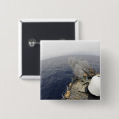 MK-75 76mm砲 缶バッジ (正面&裏面)