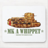 MK A Whipet World War One British Medium Tank WWI マウスパッド (正面)