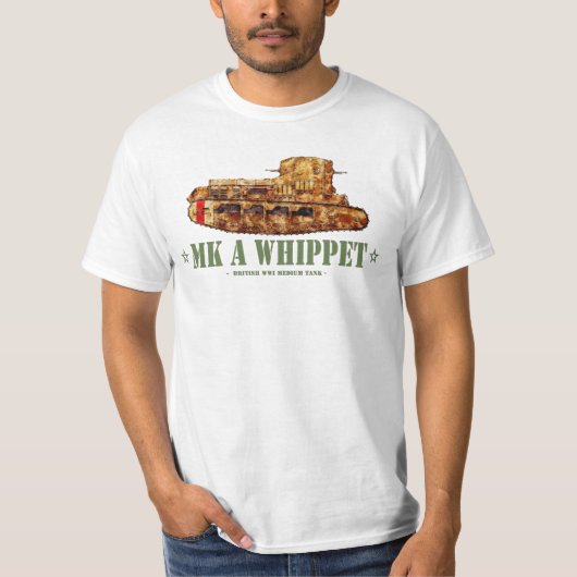 MK A Whipet World War One British Medium Tank WWI Tシャツ (正面)