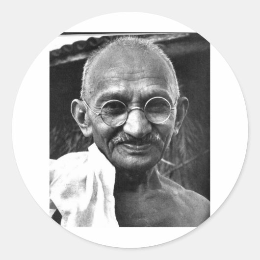 MKGandhi ラウンドシール (正面)