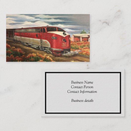 MKT列車 名刺 (正面/裏面)