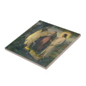 『ML Greerによる墓のそばに復活したキリスト』 タイル (側面)