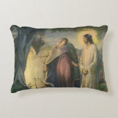 ML Greerによる『復活のキリスト』墓の前で アクセントクッション (正面)