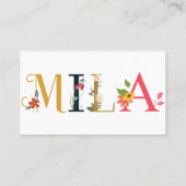 MLAファーストネーム刺繍エレガント済 名刺 (裏面)