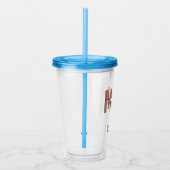 MLA医パーソナライズされた師助手 アクリルタンブラー (右)