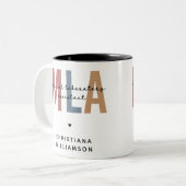 MLA医パーソナライズされた師助手 ツートーンマグカップ (正面左)