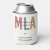 MLA医パーソナライズされた師助手 缶クーラー (缶裏面)