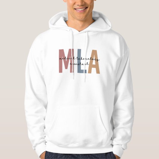 MLA臨床検査助手 パーカ (正面)