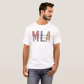 MLA臨床検査助手 Tシャツ (正面フル)