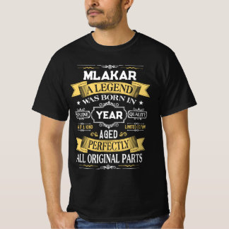 MLAKAR 伝説の生まれた年 Tシャツ