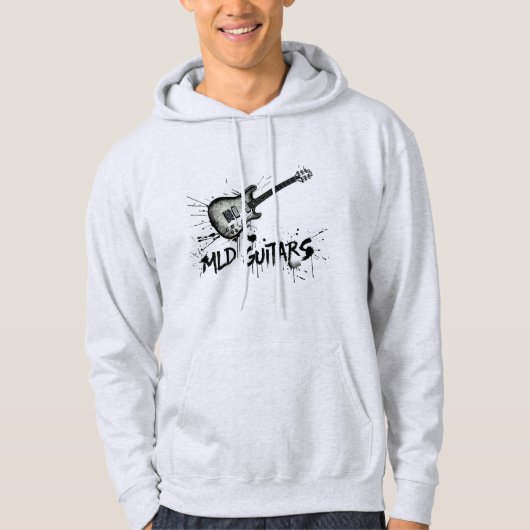 MLD Guitars- Mens Hoodie pullover パーカ (正面)