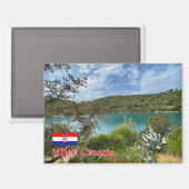 Mljet island in Croatia, travel マグネット (正面/裏面)