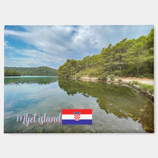 Mljet island in Croatia, travel マグネット (正面)